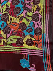 GULAABO Kanthawork Saree