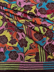 GULAABO Kanthawork Saree