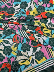 GULAABO Kanthawork Saree