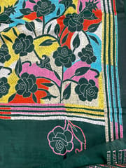 GULAABO Kanthawork Saree