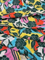 GULAABO Kanthawork Saree
