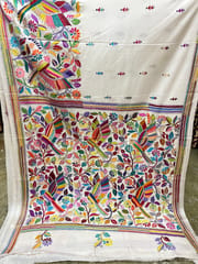 PARROT Kanthawork Saree