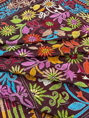 FLORAL Kanthawork Saree