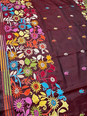 FLORAL Kanthawork Saree