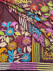 FLORAL Kanthawork Saree