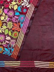 FLORAL Kanthawork Saree