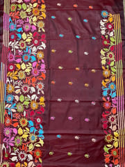 FLORAL Kanthawork Saree