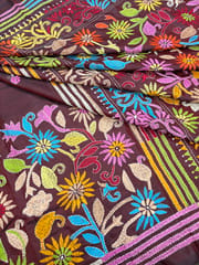 FLORAL Kanthawork Saree