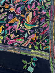 BIRD PARADISE Kanthawork Saree
