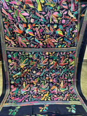 BIRD PARADISE Kanthawork Saree