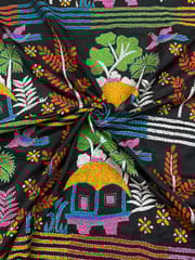 VILLAGE THEME Kanthawork Saree