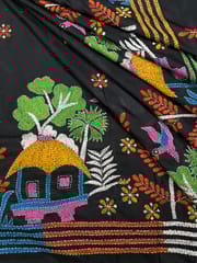 VILLAGE THEME Kanthawork Saree