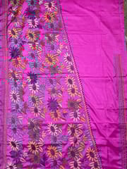 SUNFLOWER Kanthawork Saree