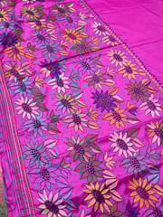 SUNFLOWER Kanthawork Saree