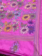 SUNFLOWER Kanthawork Saree