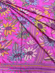 SUNFLOWER Kanthawork Saree