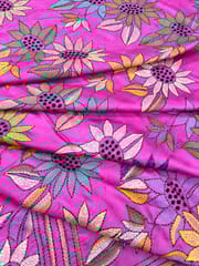 SUNFLOWER Kanthawork Saree