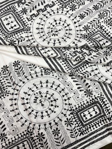 WARLI Kanthawork Saree
