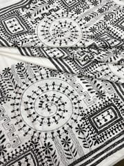 WARLI Kanthawork Saree