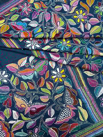 BUTTERFLY Kanthawork Saree
