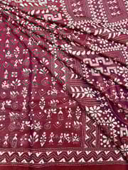 WARLI Kanthawork Saree