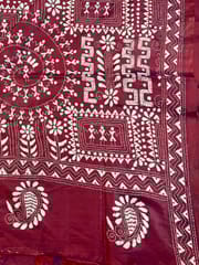 WARLI Kanthawork Saree
