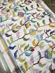 FLORAL Kanthawork Saree