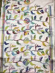 FLORAL Kanthawork Saree