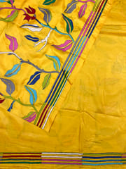 FLORAL Kanthawork Saree