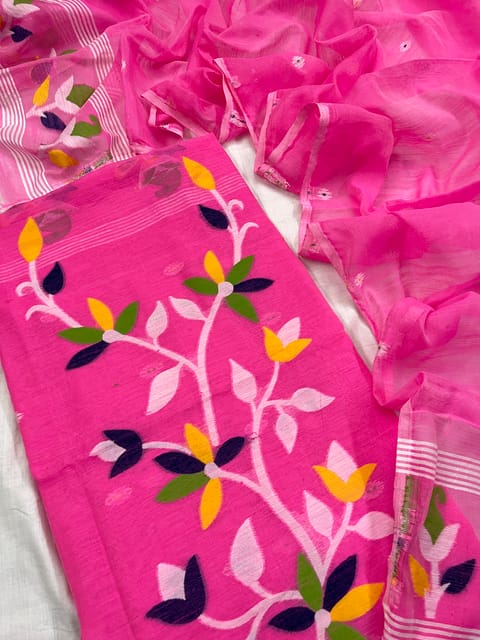 Jamdani Dress Material