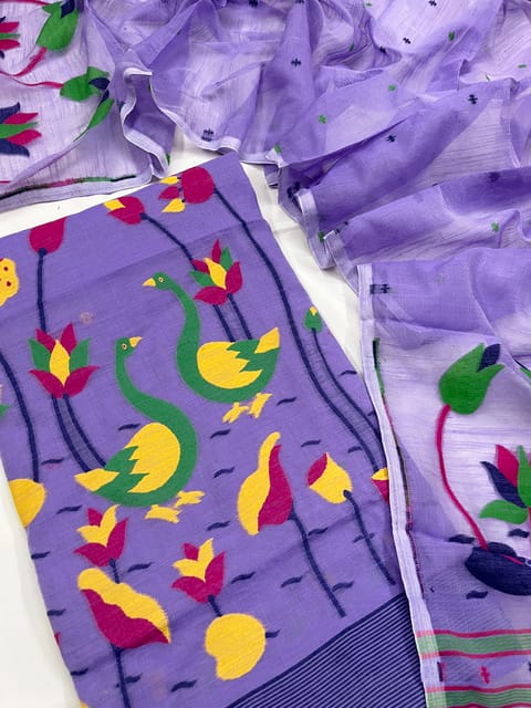 Jamdani Dress Material