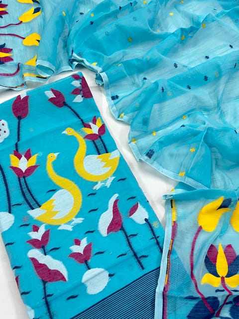 Jamdani Dress Material