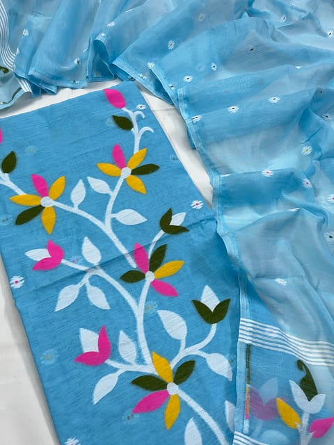 Jamdani Dress Material
