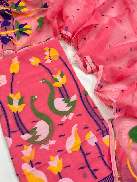 Jamdani Dress Material