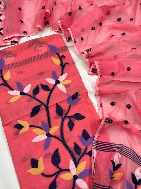 Jamdani Dress Material