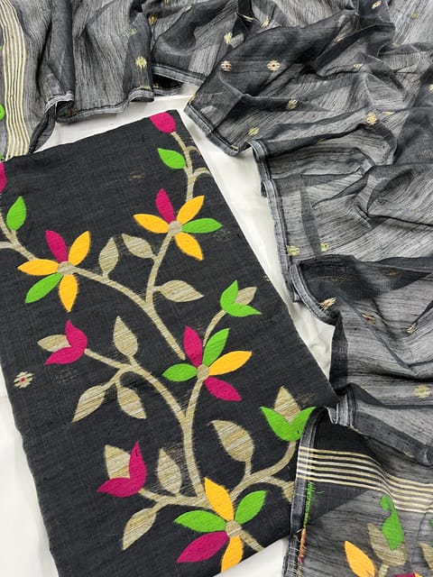 Jamdani Dress Material