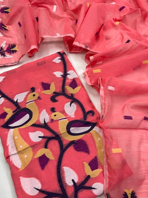 Jamdani Dress Material