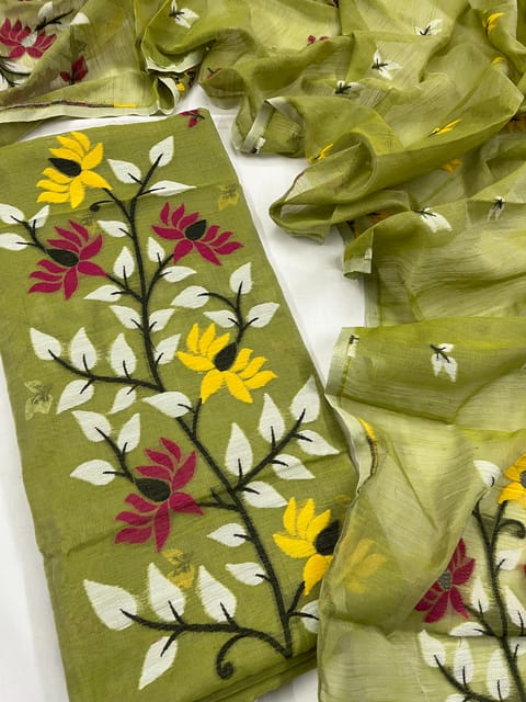 Jamdani Dress Material