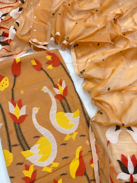 Jamdani Dress Material