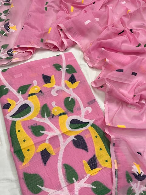 Jamdani Dress Material