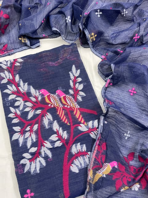 Jamdani Dress Material