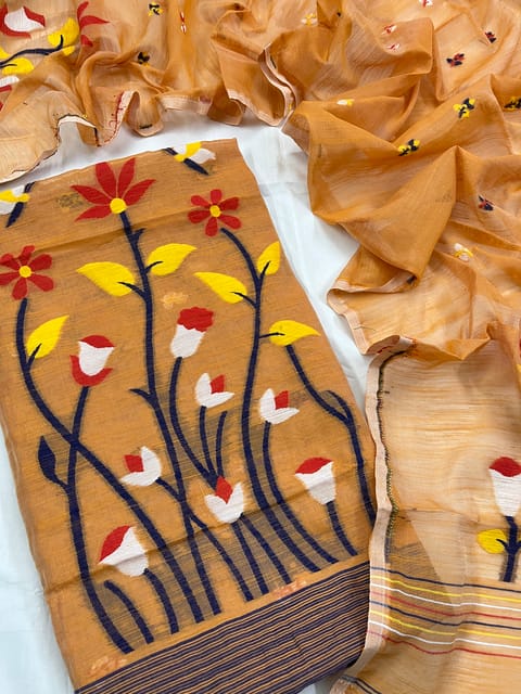 Jamdani Dress Material