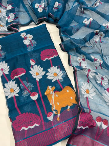 Jamdani Dress Material