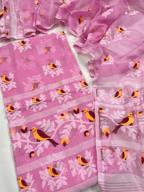 Jamdani Dress Material