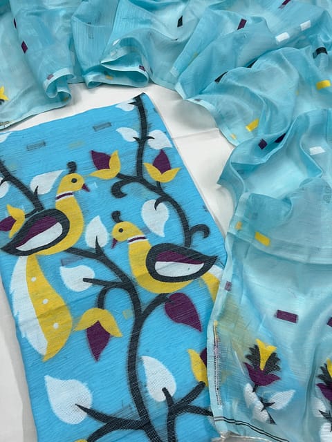 Jamdani Dress Material