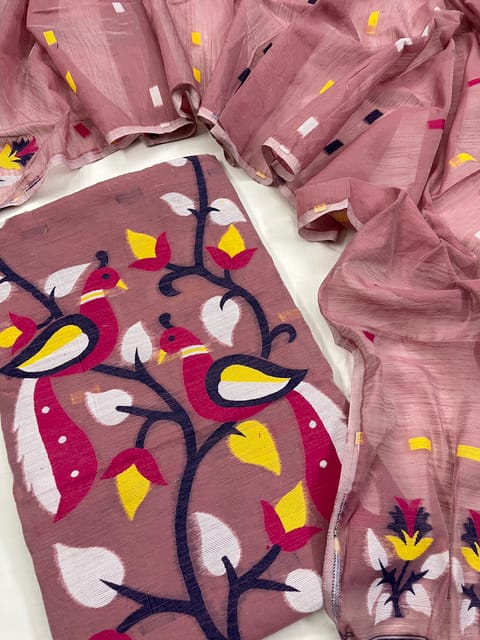 Jamdani Dress Material