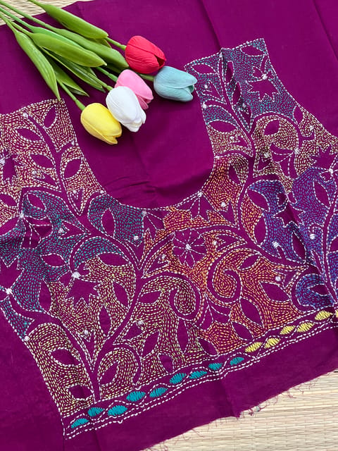 SABP72 Kanthawork Blouse Piece