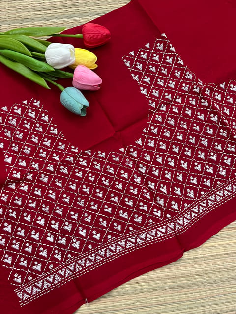 SABP75 Kanthawork Blouse Piece