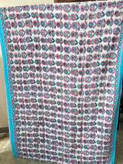 Mulmul Cotton Block Print Saree