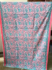 Mulmul Cotton Block Print Saree